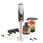 BOSS Quickmix Hand Blender 450 watts Hand Blender, Variable speed control, Chopper & Measuring Jar, Whisk & Dough hooks, 2 Years Warranty*