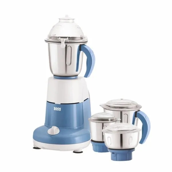 BOSS Excel Pro 750W Mixer Grinder with Powerful Motor, 4 SS Jars, 5 years warranty*