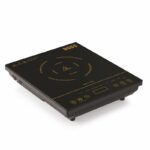 BOSS Chefmax 1800 Watts Induction Cooktop, Menu Option, Soft Touch Button, temperature adjustment, Black