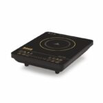 BOSS Chefmax 2000 Watts Induction Cooktop, Menu Option, Soft Touch Button, Temperature adjustment, Black