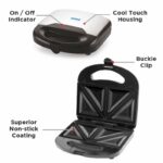 BOSS Crunchy 750 Watts Sandwich Toaster with Fixed Toast Plates