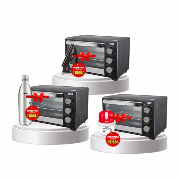BOSS Delish Oven Toaster Griller 19L – Festive Combo