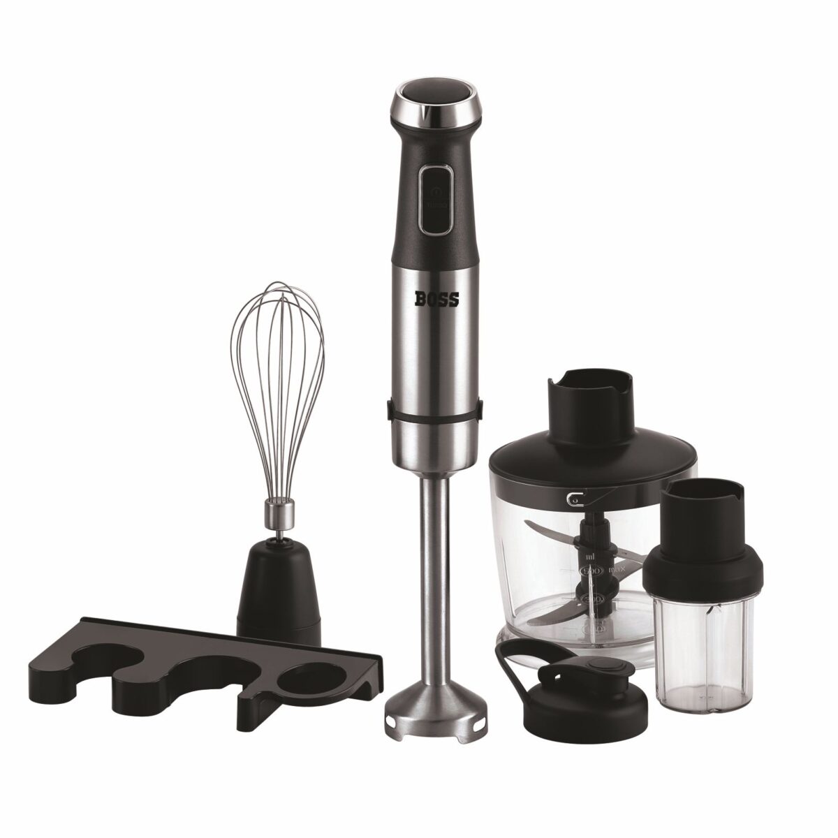 BOSS Stellar 1200Watt Hand Blender, Variable speed with turbo, Chopper Jar, Grinder Jar, Whisker, 2 Years Warranty*