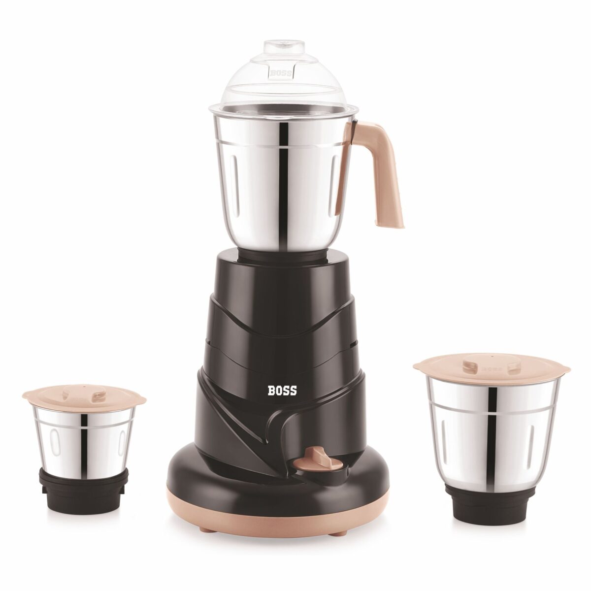 BOSS AllTimePlus+ 550W Mixer Grinder with Powerful Motor, 3 SS Jars, 5 years warranty*