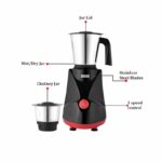 BOSS Comfort 500W Mixer Grinder with Powerful Motor, 2 SS Jars, 2 years warranty*