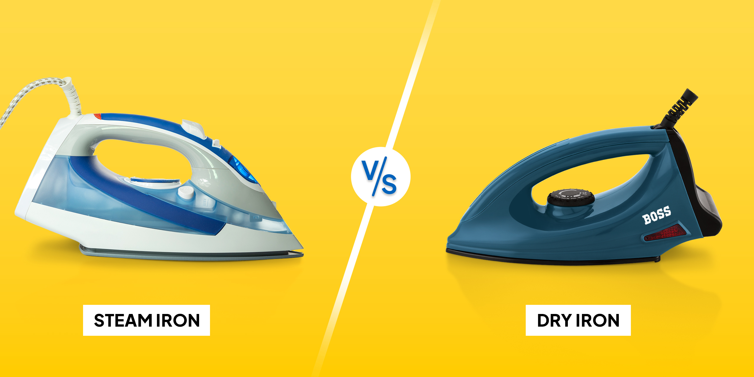 Dry Iron vs Steam Iron Which One Is Best for Your Clothes