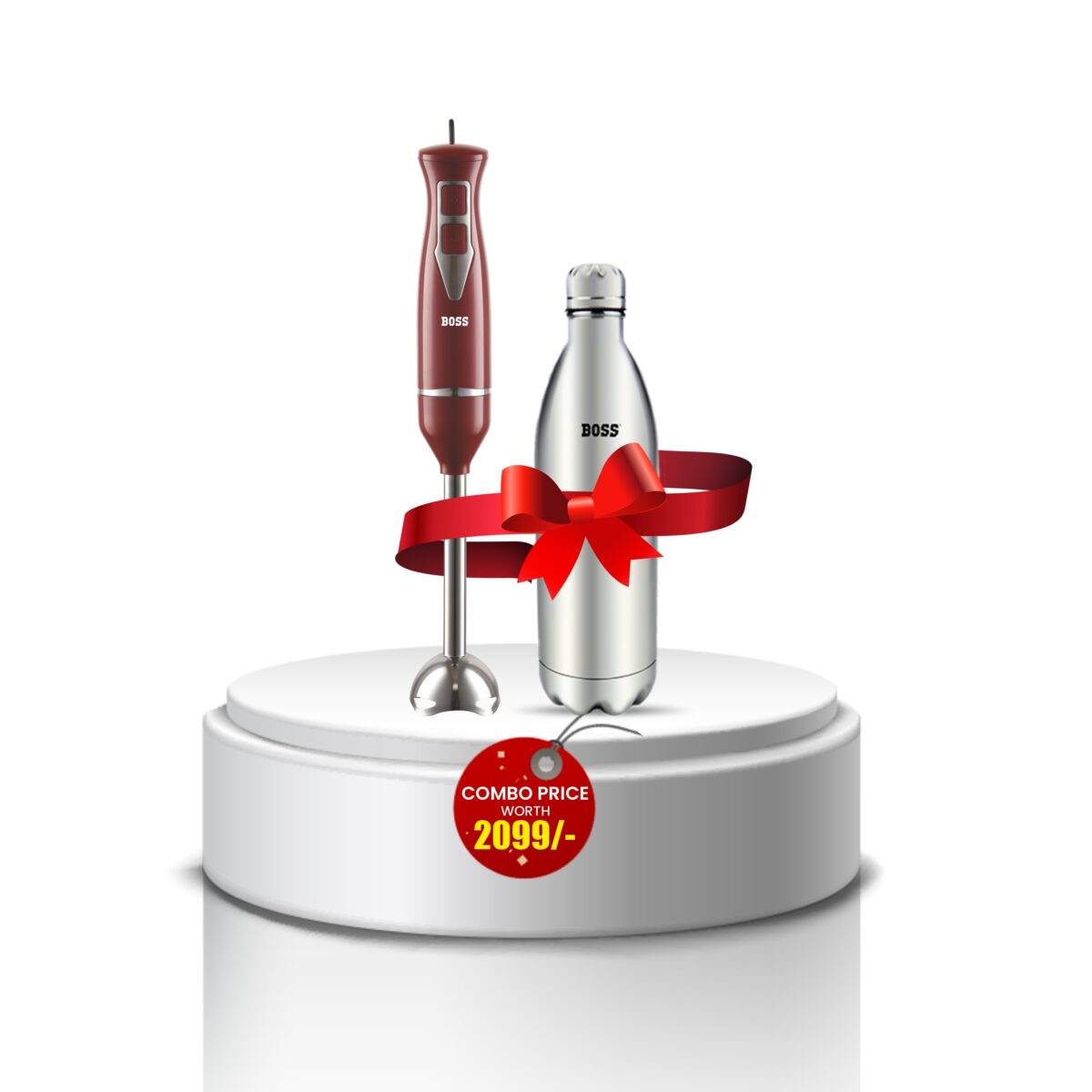 BOSS Breeze Hand Blender + 1000ML Bottle – Festive Combo