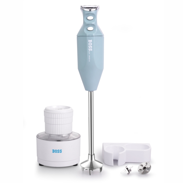 BOSS Rose Hand Blender with Chopper Attachment