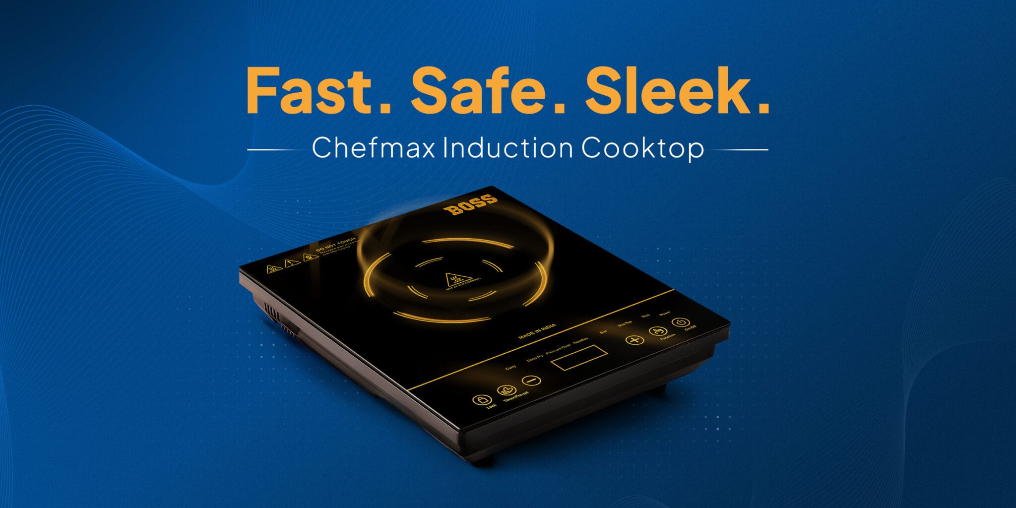 Chefmax 1800 Watts Induction Cooktop – Fast & Smart