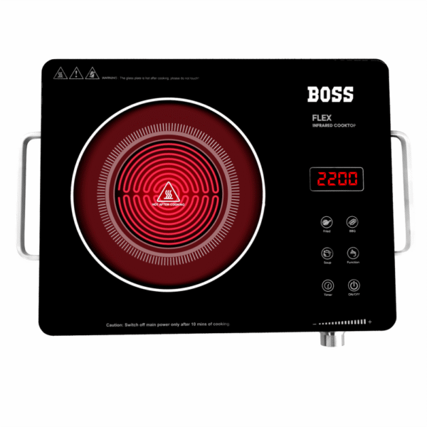 BOSS Flex 2200 Watts Infrared Induction Cooktop BOSS Flex 2200 Watts Infrared Induction Cooktop