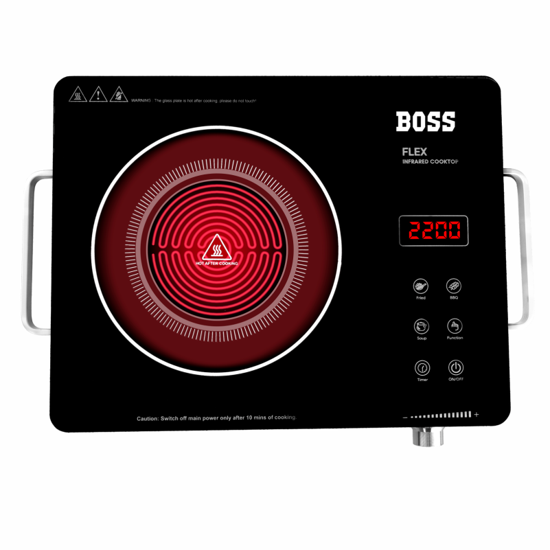 BOSS Flex 2200 Watts Infrared Induction Cooktop BOSS Flex 2200 Watts Infrared Induction Cooktop