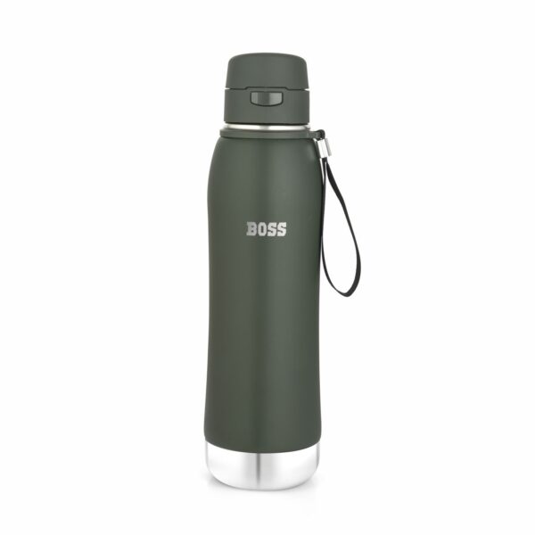 BOSS Ozone Double Wall Stainless Steel Sipper, 840ML